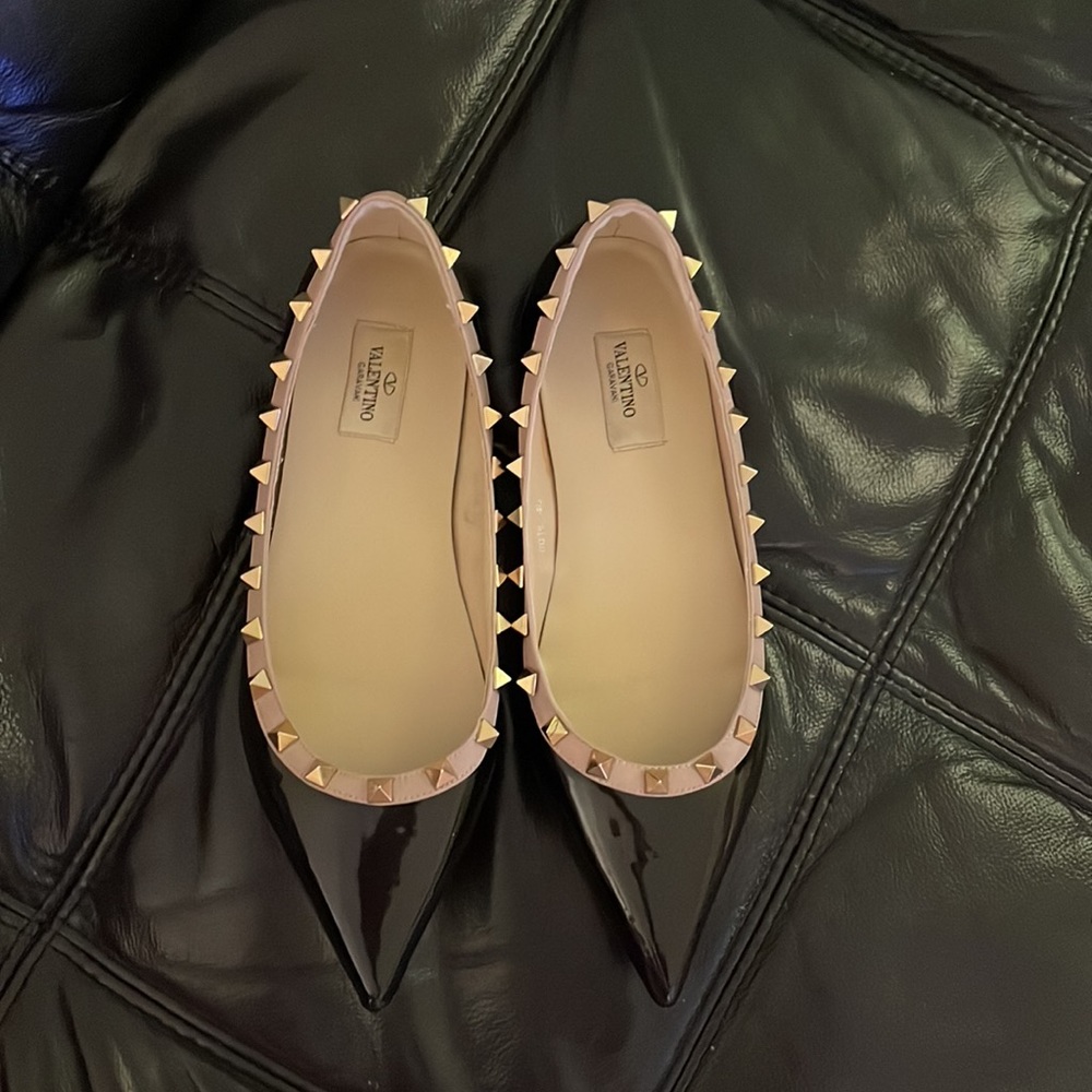 Valentino Garavani Patent rockstud ballet flat - Picture 6 of 7